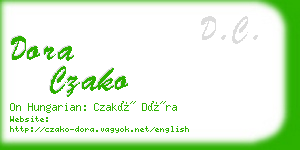 dora czako business card