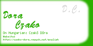 dora czako business card